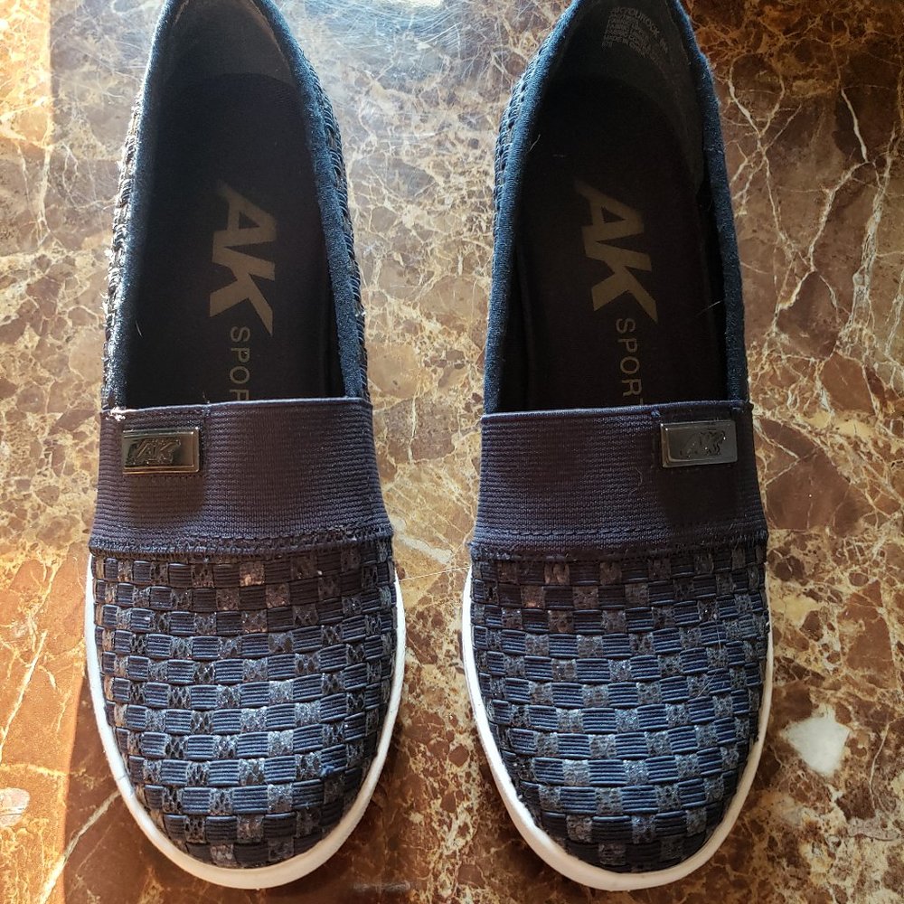 Navy Blue Slip-Ons